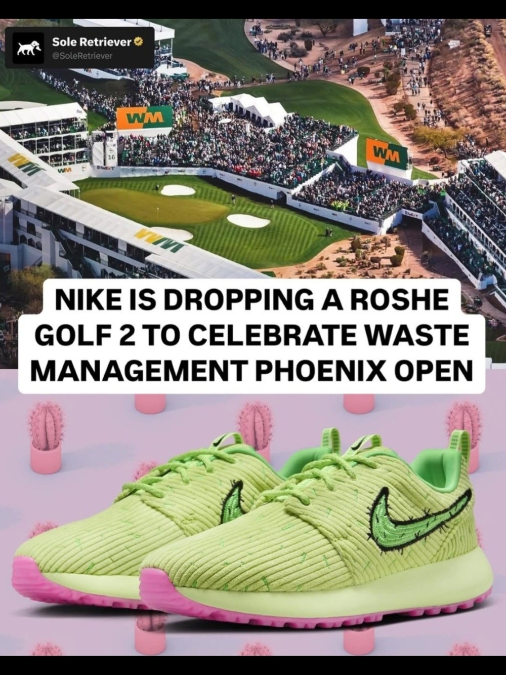 Nike Roshe Golf 2 - Waste Management Phoenix Open Golf Shoes